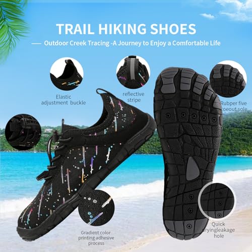 Image of Hike Barefoot Shoes Womens Men Footwear,Pro-Healthy&Non-Slip Water Shoe for Women Men, Quick Dry Wide Toe Box Beach Swim Athletic Sports Shoes Unisex