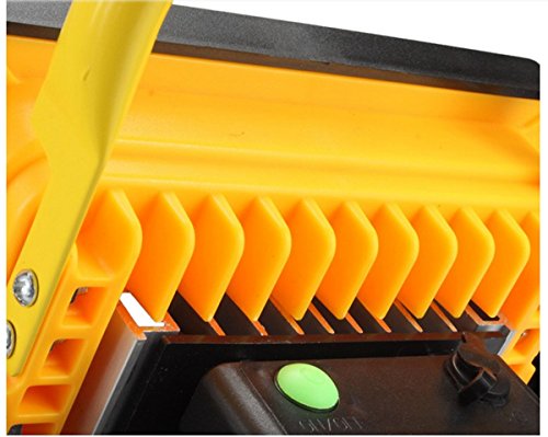 (Updated Version) 2400 lumens, 50 Watts, 36 LED. Heavy Duty LED Flood/Shop Light, Portable Rechargeable Cordless LED Work Light Flood Light Durable Emergency Light Newly Design Battery Cover Stronger! - Thumbnail 3