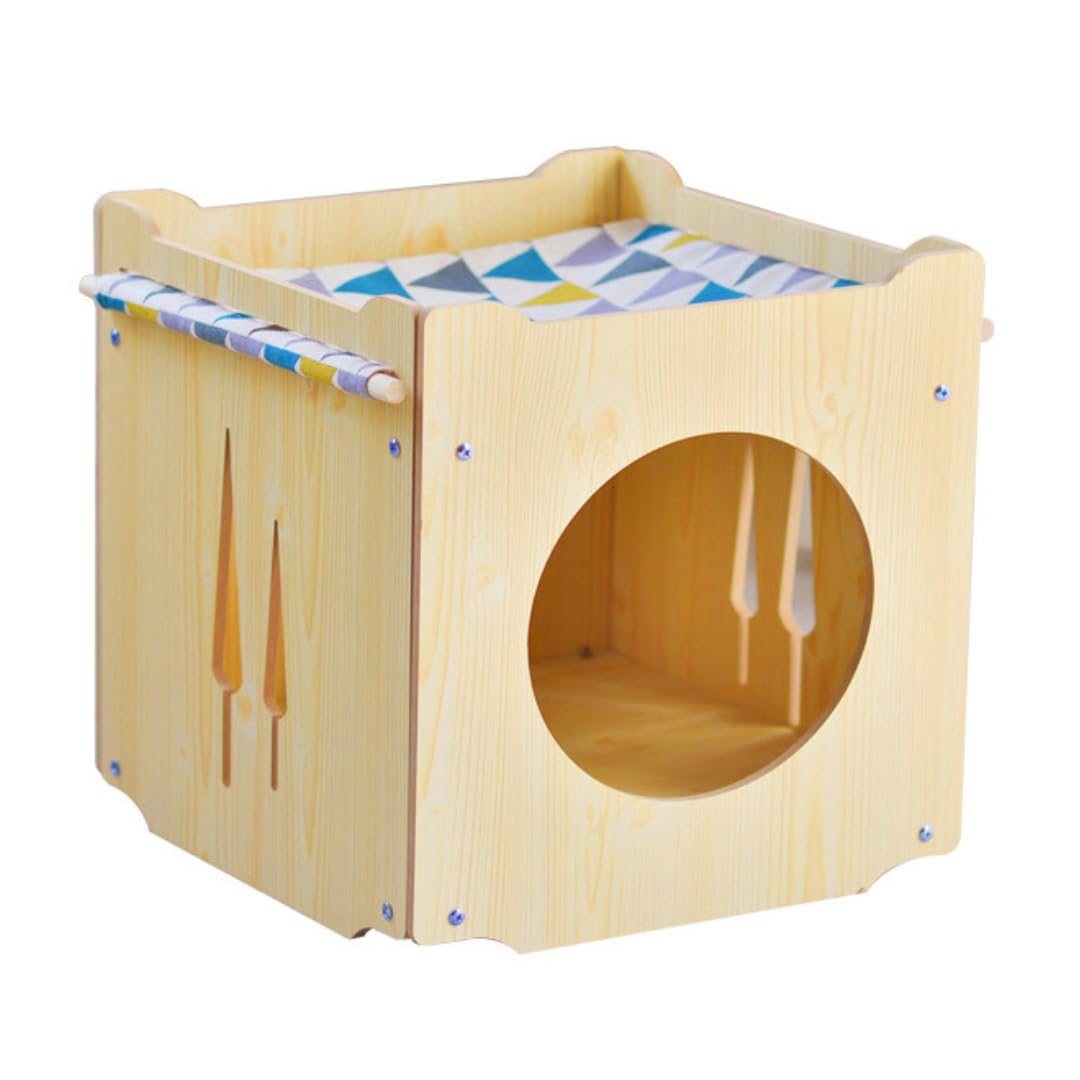 Amazon | キャットハウス かわいい おしゃれ な 猫 ちゃん用秘密基地