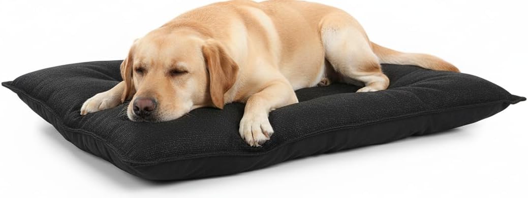 Chew Proof Dog Bed - Small Indestructible Kennel Pad, Durable Waterproof Crate Mat for Small Dogs