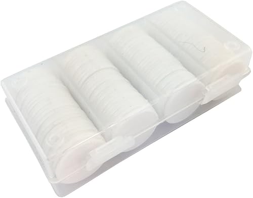 Miniatura 4 de Smartdealspro Juego de 100 fichas de juego de fichas de juego de fichas de plástico opaco de 1 pulgada con caja de almacenamiento