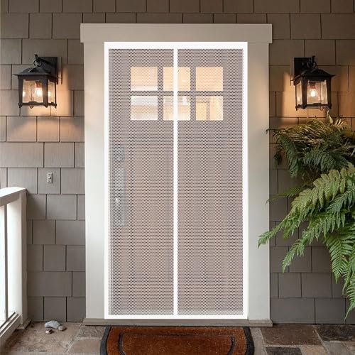 �}�O�l�b�g ���֖Ԍ� �Ԍ˃J�[�e�� 102 x 230 cm �É��d�l�h�A�p�����������ŕ܂銷�C�΍􌺊փ}�O�l�b�g�����ŕ܂�ȒP���t���h�A�q�������x�����_�������K�p, �z���C�g