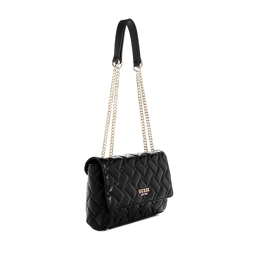 GUESS Alanna Convertible Crossbody Flap, Black