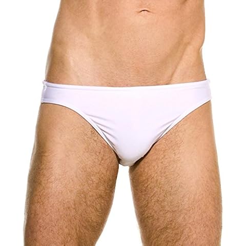 Kiniki Eden Swimbrief in White Colour Cover