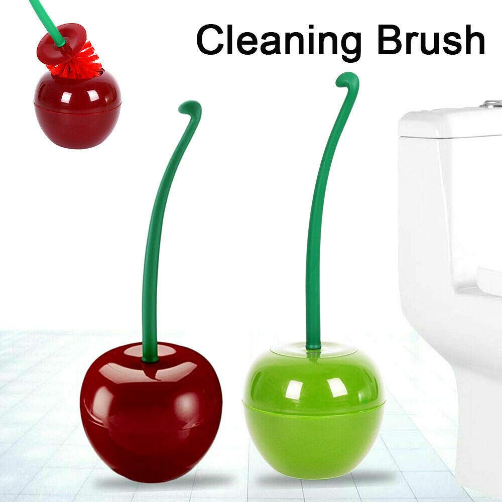 Risparmia alla grande su Porta Scopino A Forma Di Ciliegia Porta Scopino Per WC Creativo Bella Forma Di Ciliegia Scopino Per WC Set Porta Scopino Per