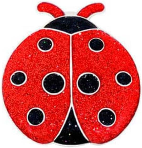 Navika Ladybug Glitzy Ball Marker with Hat Clip