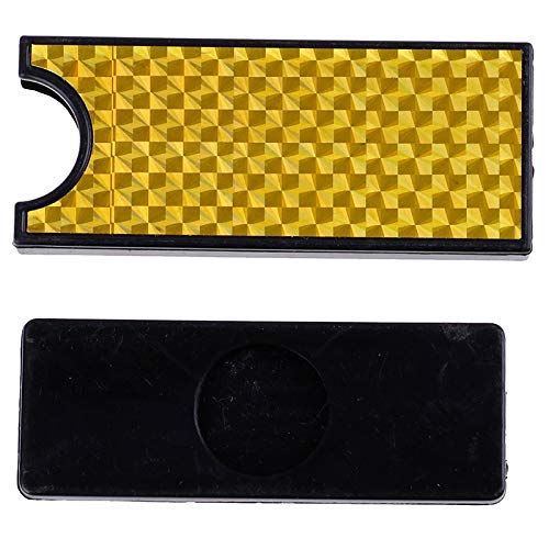 Metal Appearing Cane with Video Tutorial Link Magic Wands for Professional Magicians Stage Close-up Magic Trick Pocket Staff Magic Accessories Props (Golden 59