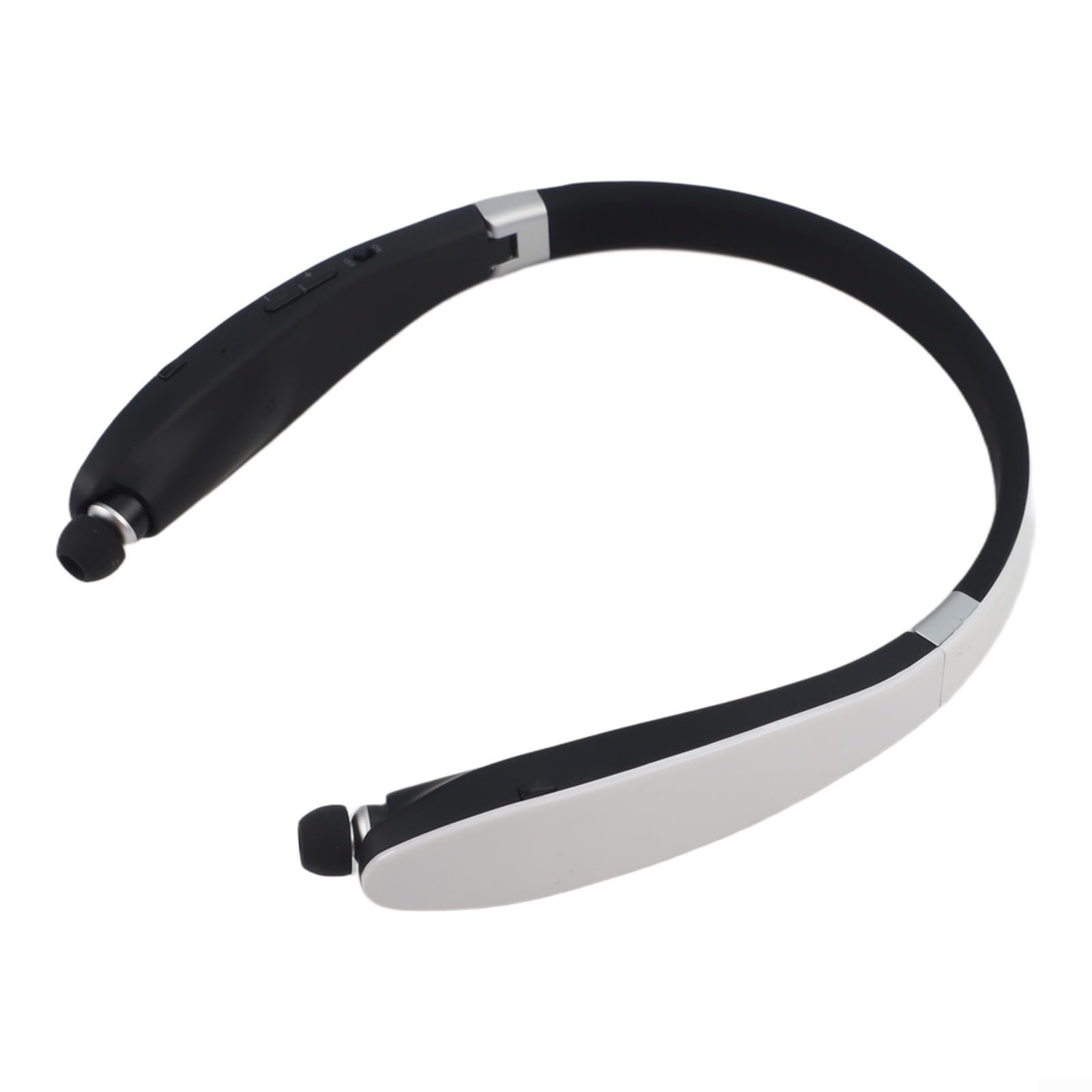 Cuffie Neckband Pieghevoli ABS Leggere Viaggio(White)