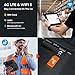 MUNBYN Rugged Tablet IRT08, 10.1 inch Windows Tablet, Windows 11 Pro, 8GB+128GB, Intel N5100,Sunlight Readable, 4G LTE GPS Heavy Duty Industrial Outdoor Work PC, BT5.1 Wi-Fi, 2Y Protection