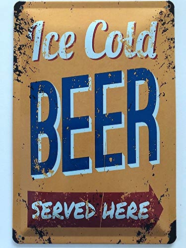 Deko 7 - Placa Decorativa (30 x 20 cm), diseño de Cervezas