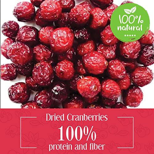 Image of 20-20 Dry Fruits Dried Cranberry Jar 400g (200g*2) | High in Antioxidants | Perfect for On-the-Go Snacking & Healthy Recipes | Naturally Sweet | Gluten Free & Vegan Dried Berries (Pack of 2)