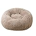 UKKO Letto per Cani Cuscino da Letto Rotondo Cuscino Soft Peluche Cat Letti per Gatti per Cani Cat Winter Pet Kennel-Khaki,40Cm