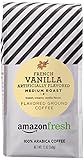 AmazonFresh French Vanilla Flavored Coffee, Ground, Medium Roast, 12 Ounce