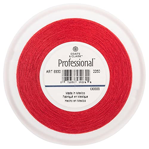 Hilo todo uso Coats & Clark 3000 yd rojo miniatura 5