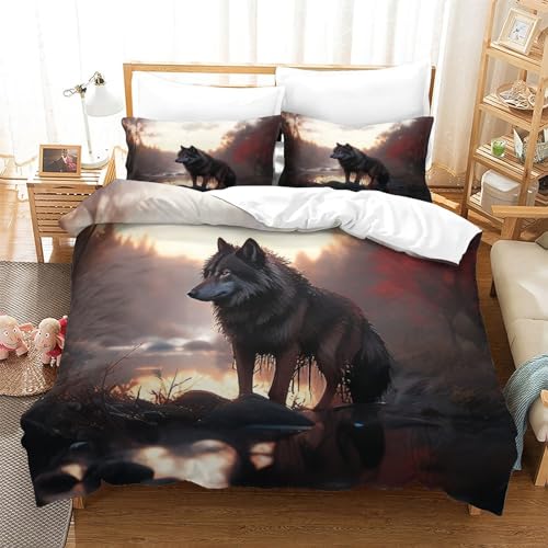 Parure de lit pour housse de couette facile à laver avec fermeture éclair - 3
