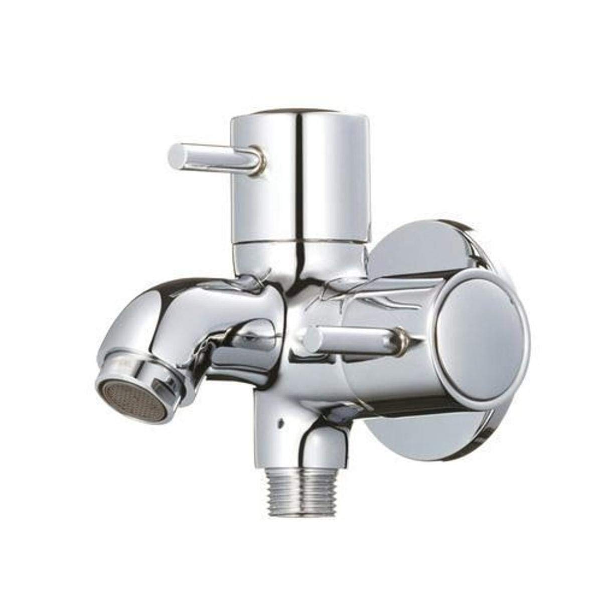 Cera Garnet Quarter Turn F2002161 Brass 2 Way Bib Cock with Wall
