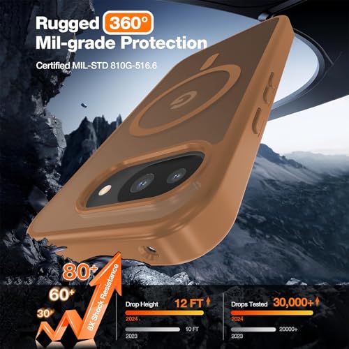 Image of WRJ Magnetic Case for Google Pixel 10a 6.3-Inch, Brown