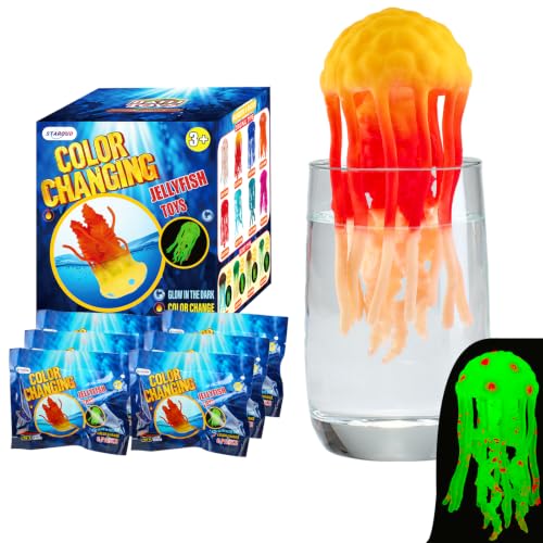 Halloween Bath Toys for Kids, Color Changing Jellyfish Mystery Pack - image 1