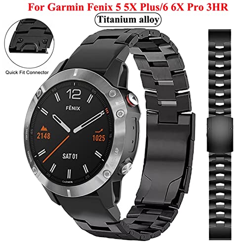 Bracelet titane Garmin Fenix 7X 7 6 Pro Forerunner 945