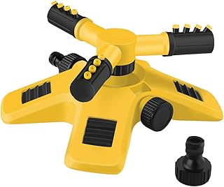 Levemolo 2 Peças De Aspersor Rotativo Cabeça De Aspersão Giratória Ajustável Mangueira De Aspersão Aspersor De Gramado Aspersor De Água De Jardim Aspersor De Grama Aspersor De Rega