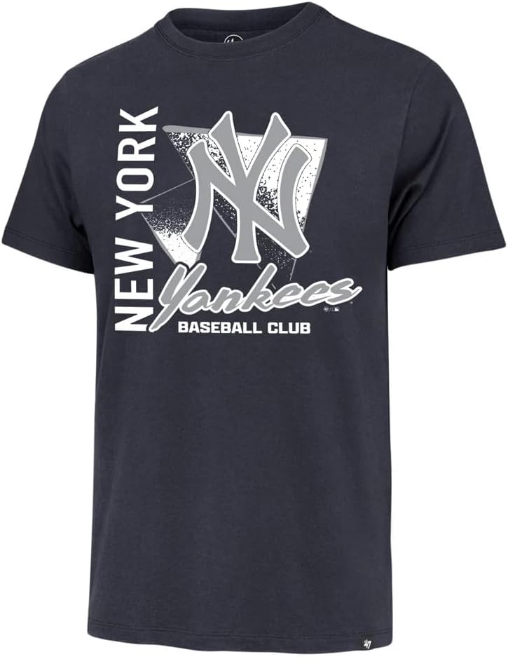 47 MLB Men's Official Side Arm Primary Logo Premier Franklin T-Shirt