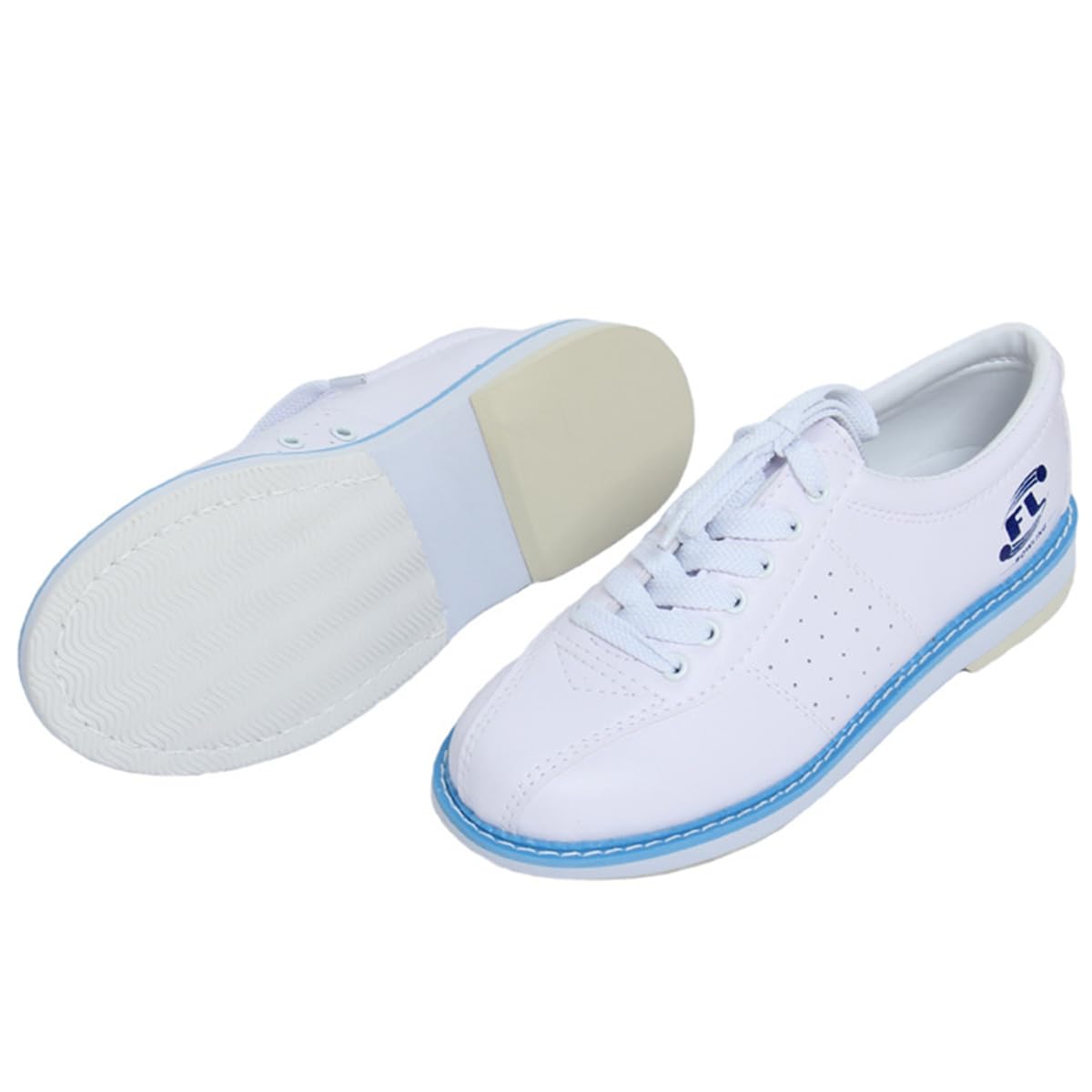 Scarpe da Bowling da Uomo Antiscivolo in Pelle Comode Scarpe da Bowling Traspirante Leggere Moda per Principianti