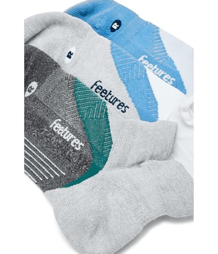Image of Feetures Elite Light Cushion No Show Tab Sock Wave