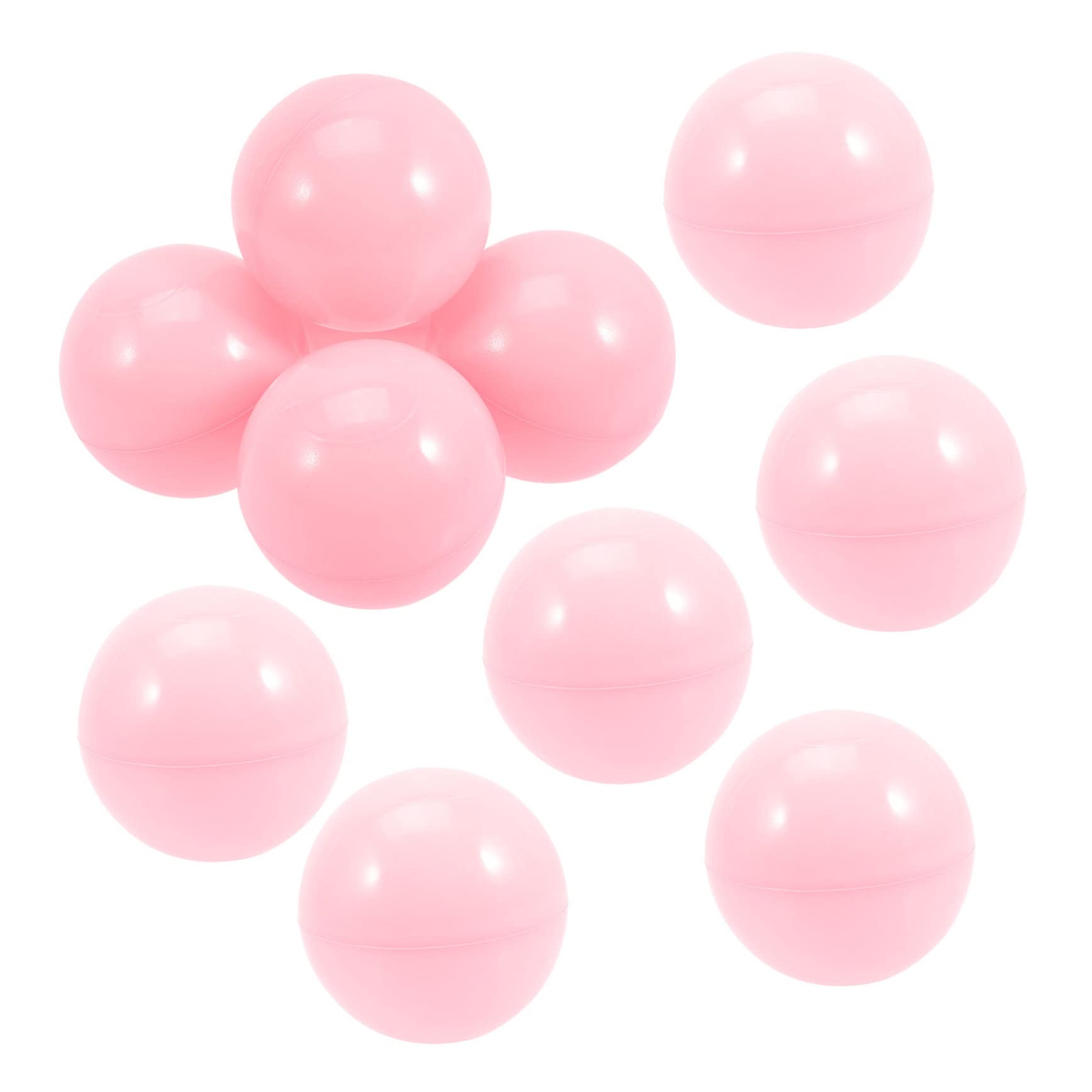 Abaodam 100Pcs Round Shaped Ocean Balls for Crush Balls Playgrounds and Trampolines and Fun Educational for Strength and Coordination