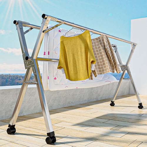 Étendoir à linge extérieur extensible pour terrasse et balcon - 3