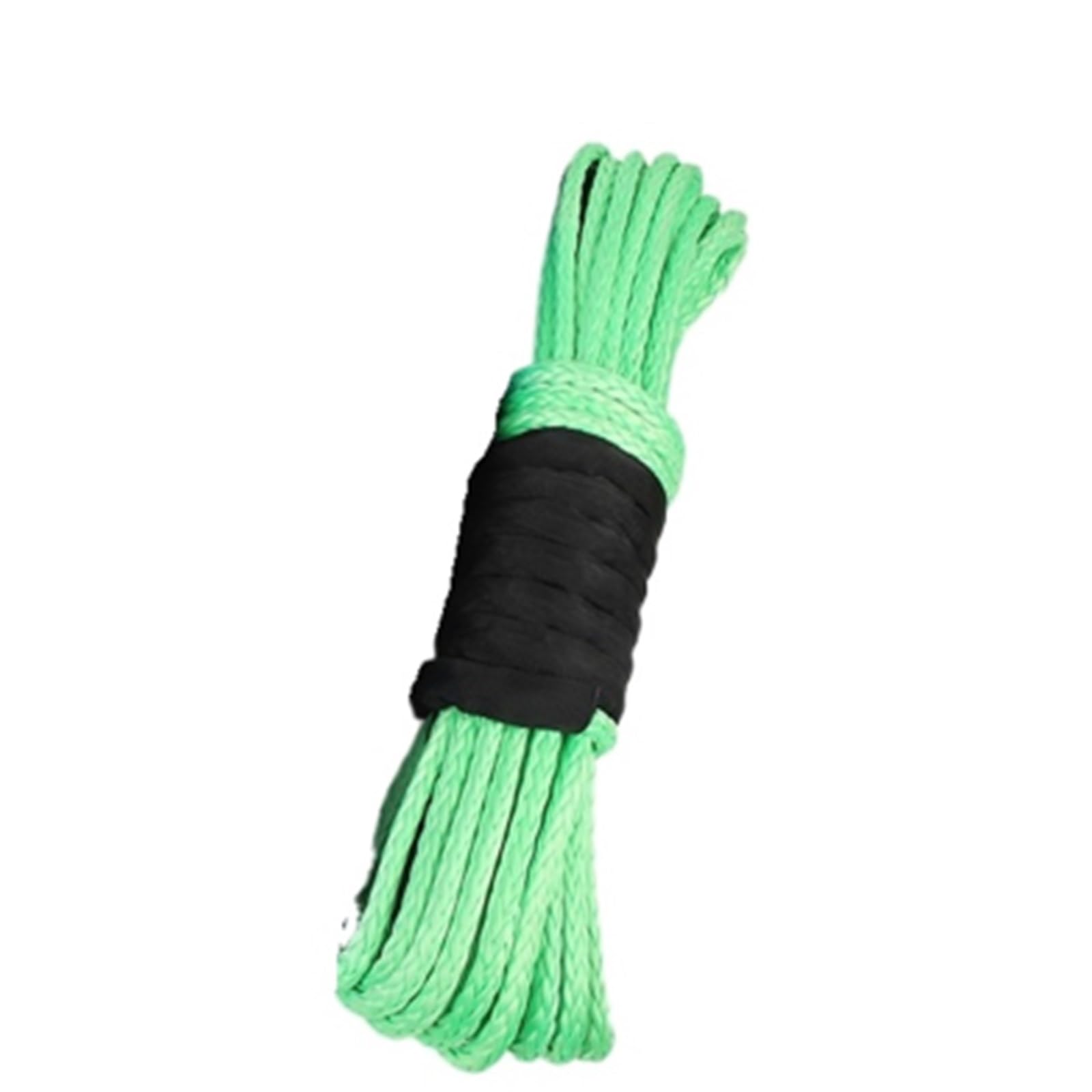 Do samochodów ciężarowych, przyczep, SUV-ów Lina Wyciągarki, Syntetyczna 10 Mm X 30 M Z Osłoną Do SUV ATV UTV(Green)