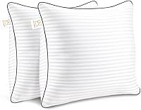 Yettbea 18x18 Throw Pillow Inserts Set of 2 - Premium Down Alternative Fill, Hypoallergenic, Machine Washable for Couch Sofa Bed