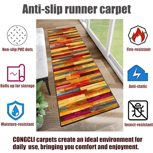 Alfombra de cocina lavable para proteger el suelo de manchas y salpicaduras 8