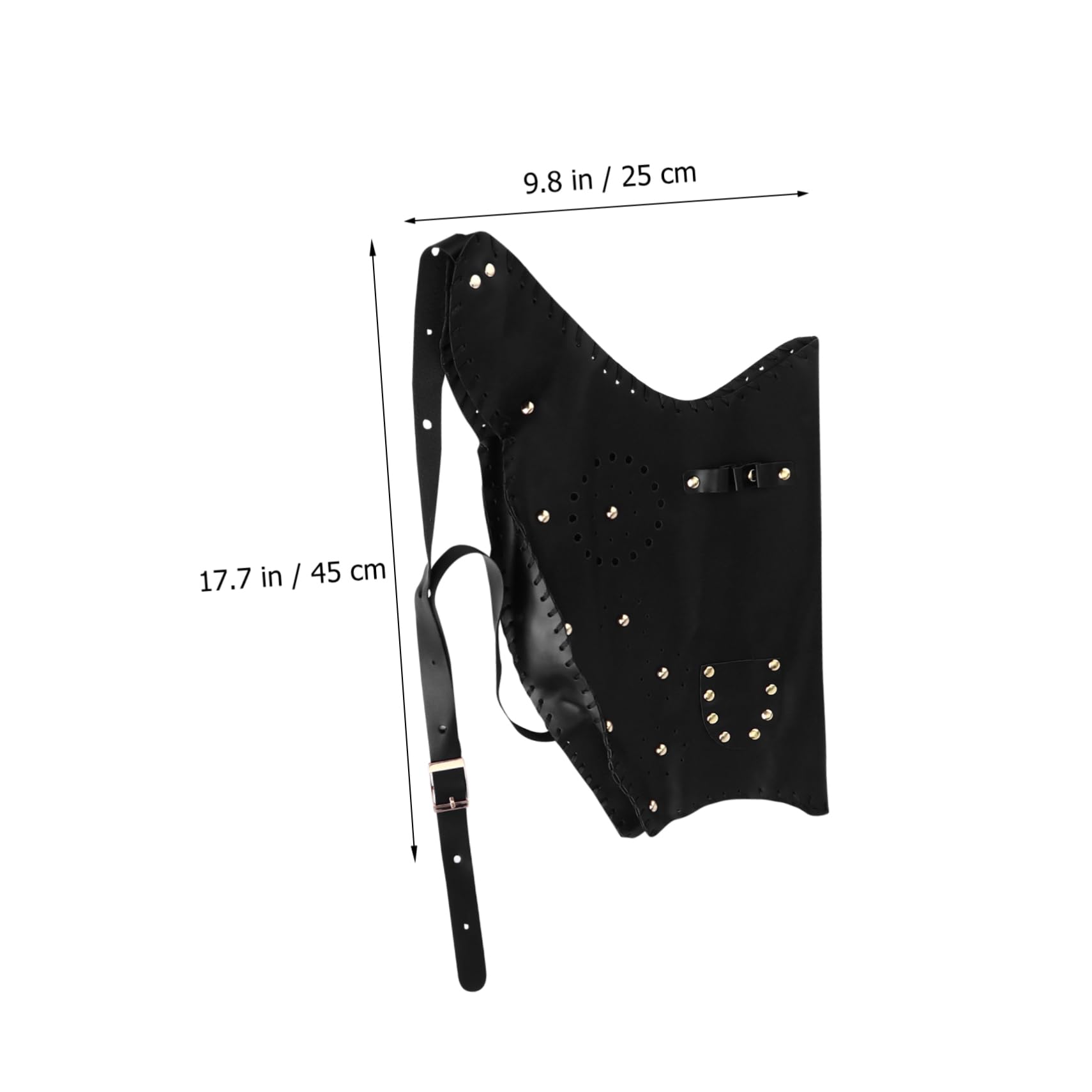 VICASKY 1Pc Traditional Bag Leather Pouch with Arrow Holders Chic Design for Outdoor Activities Detachable Waist Carry for