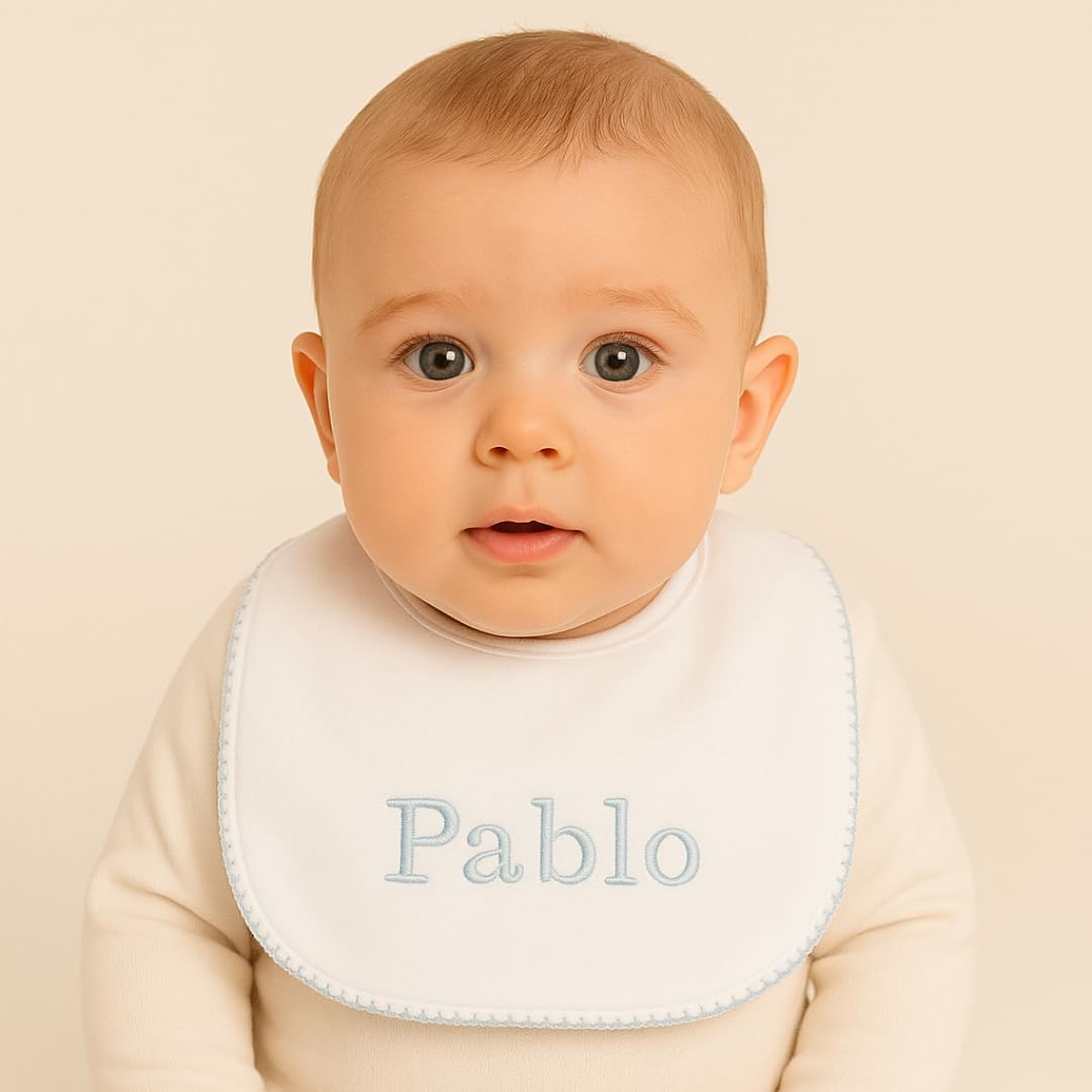 Bavaglino e ciuccio personalizzato con accessori per neonato