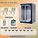 SereneLife Portable Sauna for Home, 2 Person Steam Sauna Tent with 4L Steamer, 2 Folding Sauna Chairs, Remote Control In-Home Spa, 71