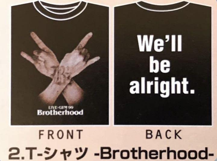 Amazon.co.jp: B'z Brotherhood ツアー Tシャツ Mサイズ : Toys