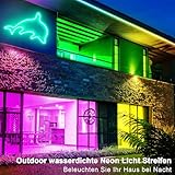segrass LED neon Lights Strip 30M with Remote,APP Control,24v RGB Rope Light Strip IP65 Waterproof Flexible Neon Strip LED Lights for Bedroom,Room,Outdoors Decor(2 Rolls of 50ft) - Image 5