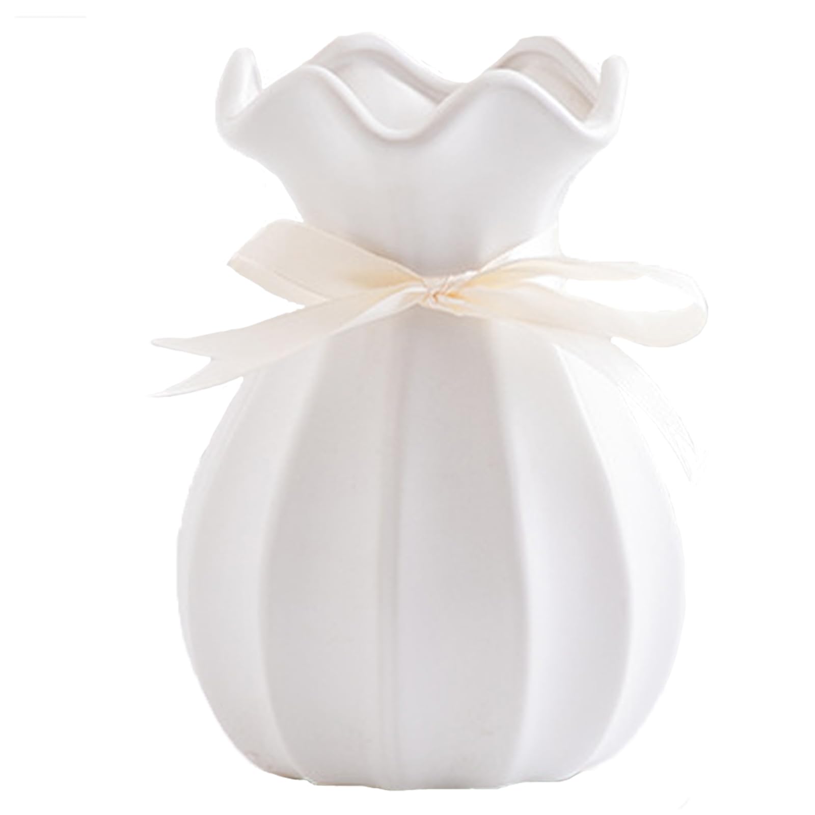Vase en céramique nordique stable pour éviter les chutes de bouquets séchés