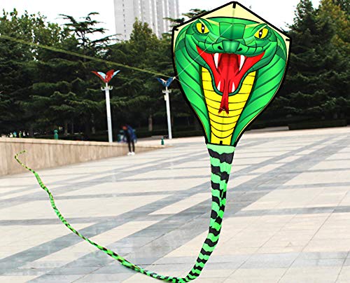 Hengda Kite For Kids 26.2Ft Large Power Cobra Snake Kites With Flying Line Outdoor Fun Sports Kite #TOP6