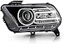 ACANII - For [HID/Xenon Model] 2013-2014 Ford Mustang OE Style Projector Headlight Headlamp Assembly Left Driver Side