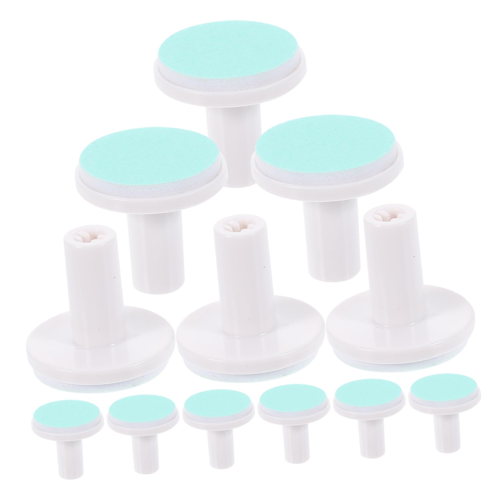 FOYTOKI Infant Nail File Pads 12 Pack Replacement Nail Trimmer Pads for Baby Easy to Use Grinding Heads