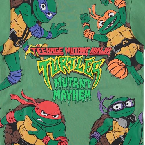 Image of Teenage Mutant Ninja Turtles Boys T-Shirt and Shorts Set, 2-Piece Summer Outfit, Sizes 2-20