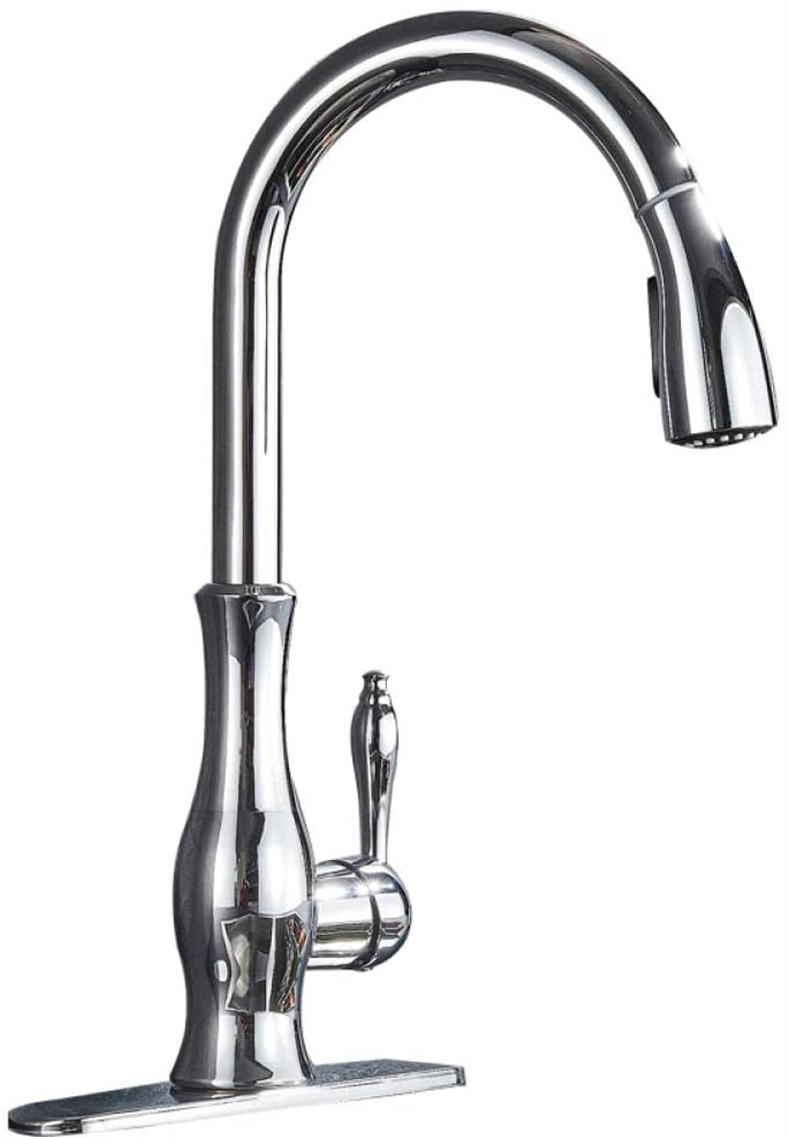 Mitigeur évier cuisine douchette extractible deux modes spray et rotation 360