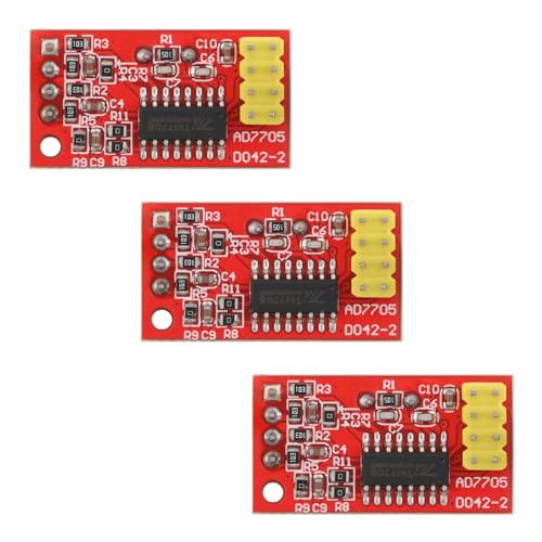 MusRock 3pcs TM7705 Dual 16-Bit ADC Data Acquisition Module SPI Compatible with AD7705