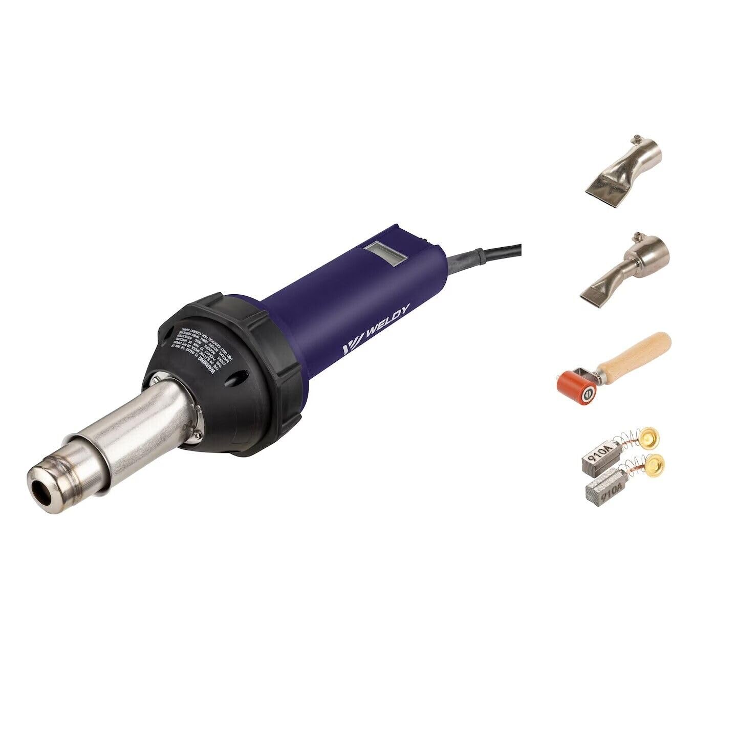 1600W HT1600 Digital Heat Gun Hot Air Tool, Overlap Welding Kit 120V / 230V (120V-US)