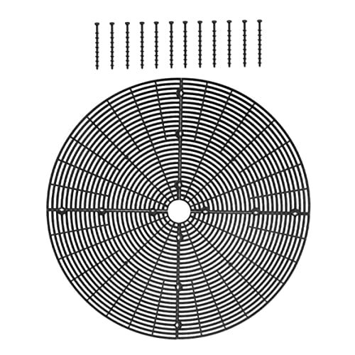 KUYYFDS Cat Digging Stopper Plant Pot Grid Flower Pot Soil Cover Protector with 12 Bolts 52cm