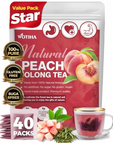 Bags - 100% Natural, Fresh Sweet Peach Flavor, Aromatic Oolo