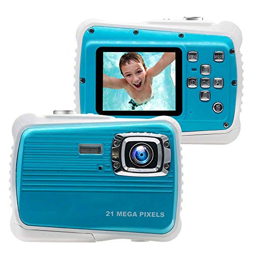 wasserdichte Kinder Digitalkamera 3M Stoß- Sport-Tätigkeits-Minikamera für Schwimmen Kinder Geburtstags-Geschenk-Unterwasser-Kamera für Kinder,1
