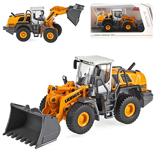 Liebherr Radlader 550 Baufahrzeug H0 1/87 Schuco Modell Auto