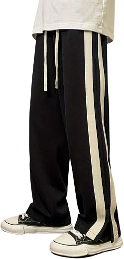PASION ENTERPRISE Mens Solid Polyester Straight Fit Track Pants with Drawstring Closure | Full Length Comfortable Fabric |...